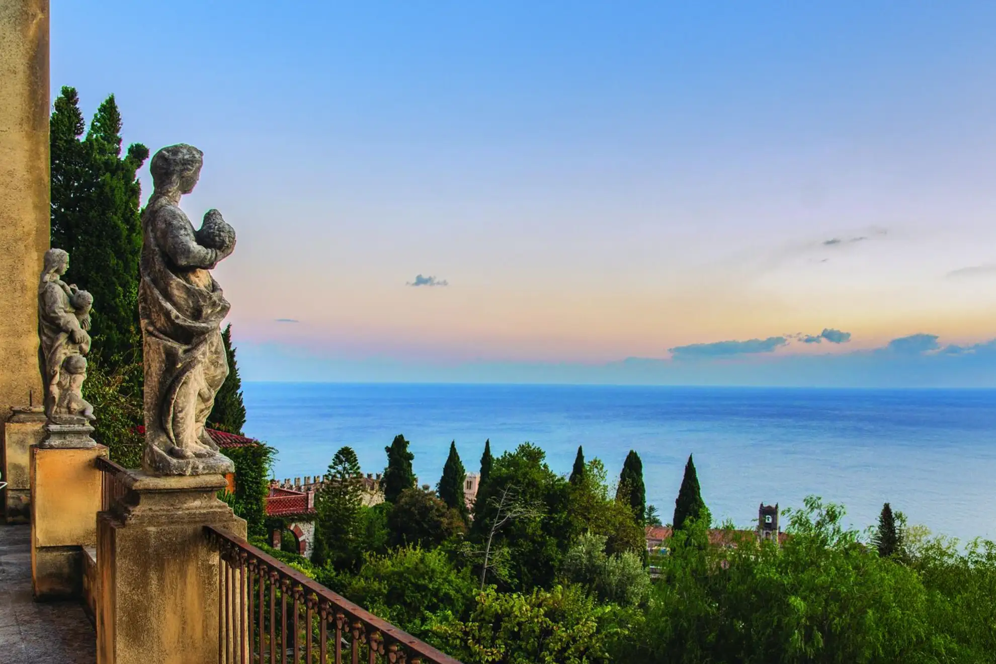 private dining terrace taormina sunset sicily